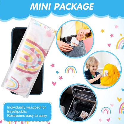 Reginary Disposable Toilet Seat Covers Rainbow