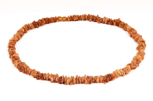 Amberage Natural Baltic Amber Necklace For Women With Raw Beads