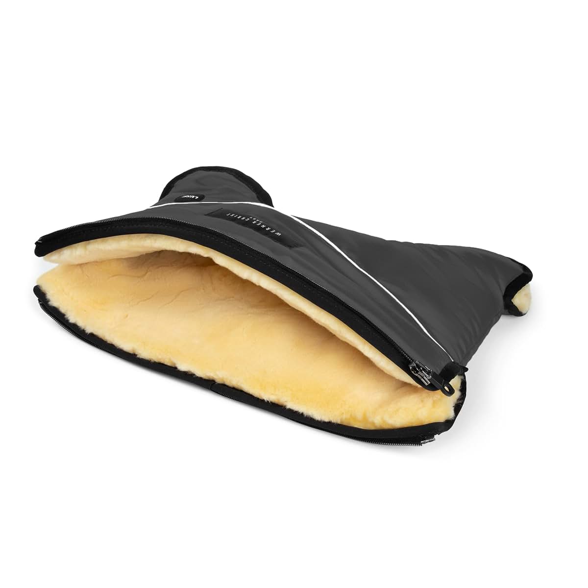 Christ Moffy Luxe Baby Stroller Hand Muff Sheepskin Stone Grey (photo 2)