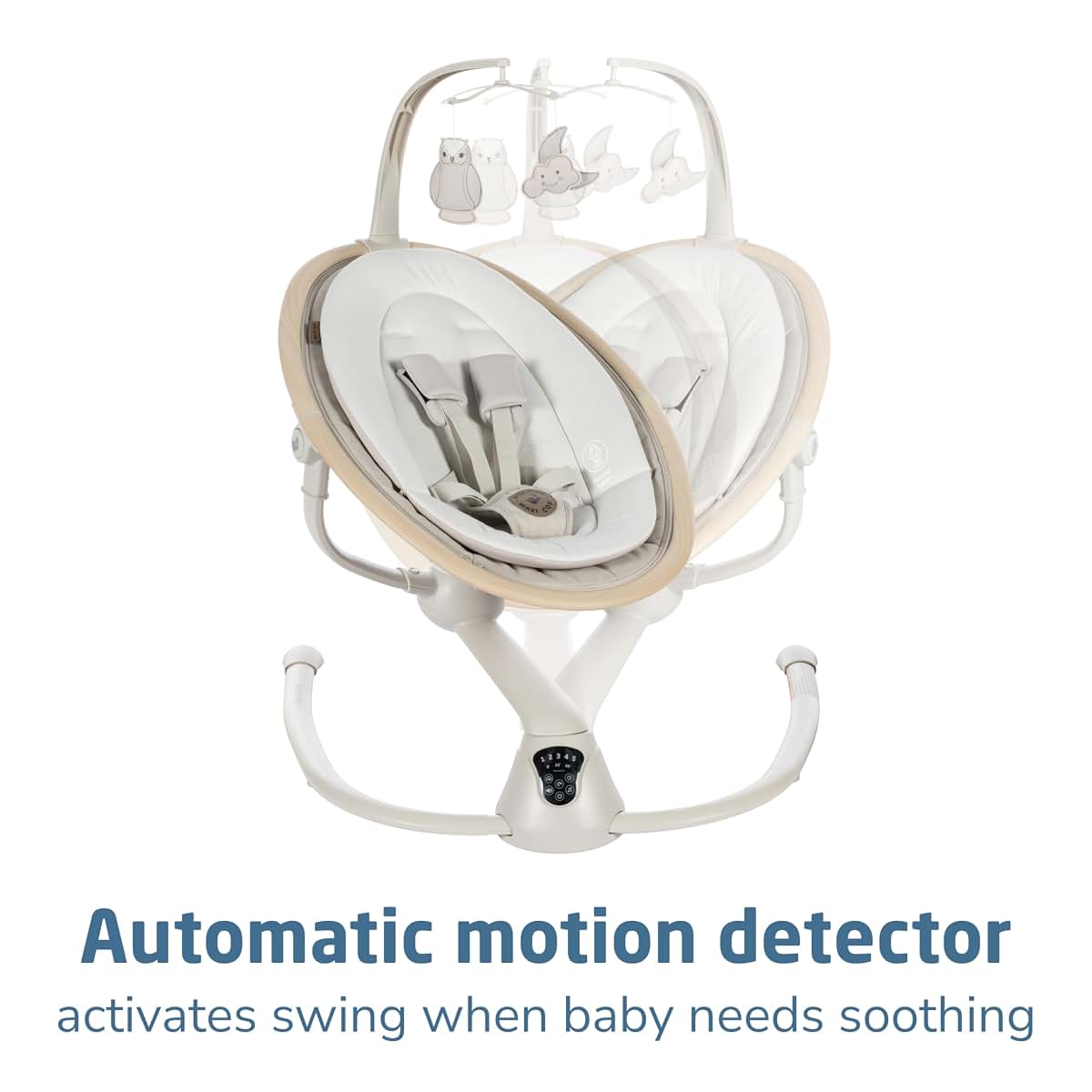 Maxi-Cosi Cassia Electric Baby Swing with 360 Rotation and Music