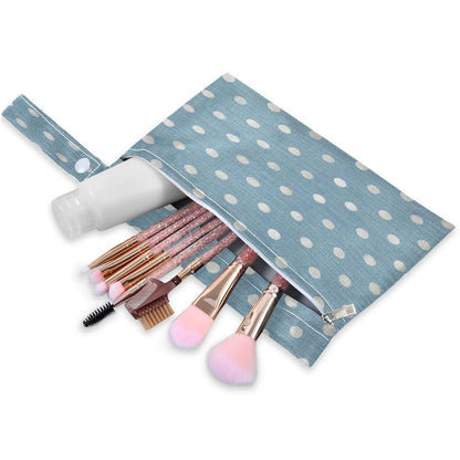 Kigai Polka Dot Wet Bag with Zipper Pockets, 2 PCS Waterproof