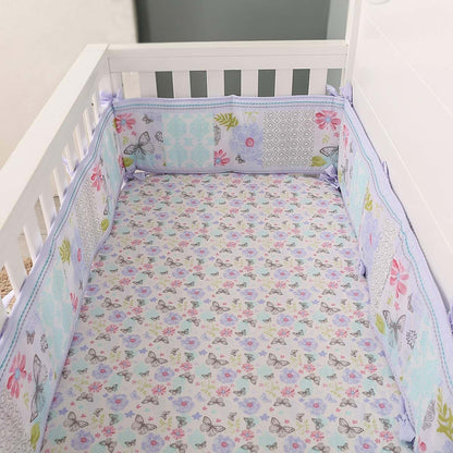 Cotton Butterfly Crib Sheet For Nursery Baby Girl Fitted Sheet