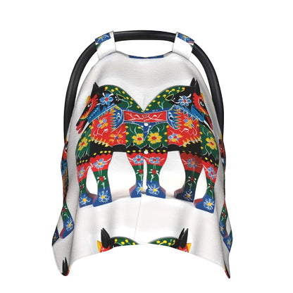 GDSHJKLW Baby Car Seat Canopy Cover for Mom, Soft Breathable Nursing Breastfeeding Covers Multi Use Stroller Sun Shade