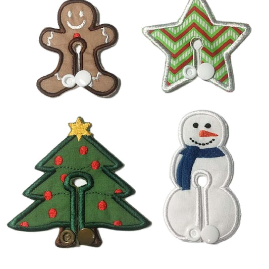 Lil' Bayou Boutique Christmas Holiday Shapes G-Tube Pad Set