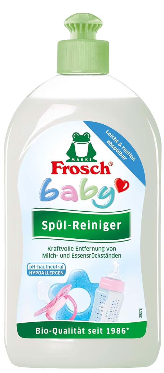 Frosch Baby Washing Up Liquid for Bottles, Teats & Toys, 500 ml