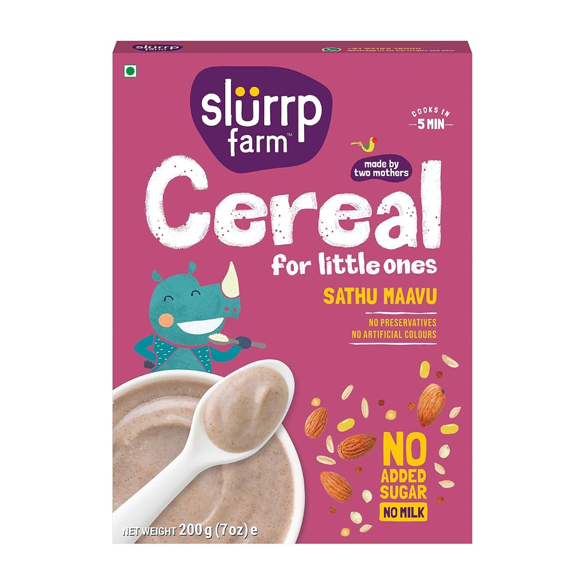 Slurrp Farm Sathu Maavu Baby Cereal Multigrain Mix