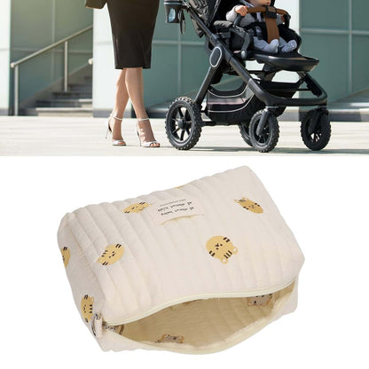 BONKZEBU Diaper Bag Organizer Insert for Baby Stroller Large Capacity Travel Storage Bag Tiger Head Pattern (photo 2)