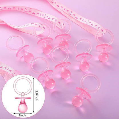Tondiamo Baby Pacifier Necklace And Clip Party Favor Set