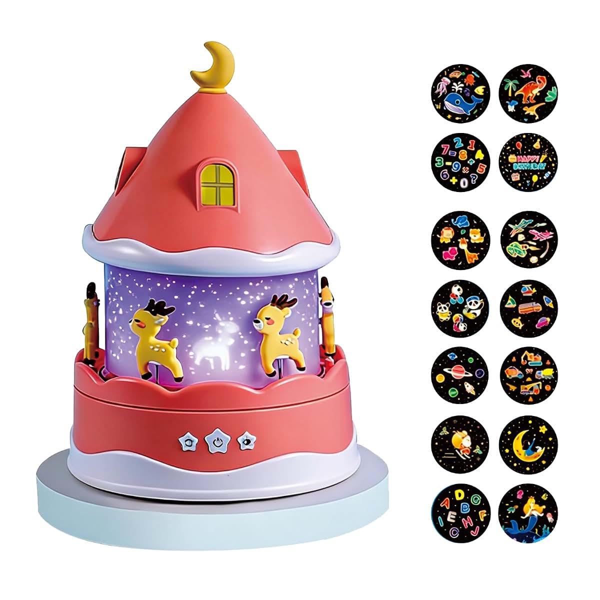 Wefadingla Plug-in Star Projector Night Light