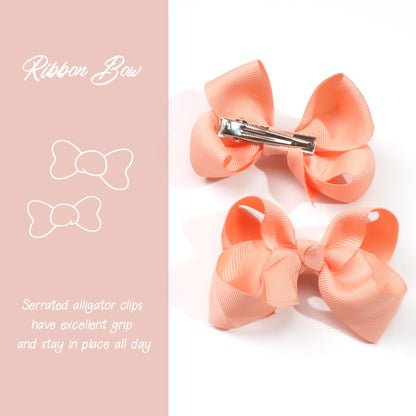 Cellot 40 Piece Hair Bows, 3 Inch Grosgrain Ribbon