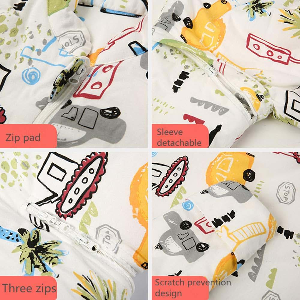 OuYun Baby Sleeping Bag 100% Cotton Wearable Blanket (photo 2)
