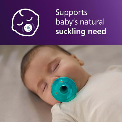 Philips Avent Soothie Baby Pacifier, 0-3 Months, 4-Pack, Green (photo 2)