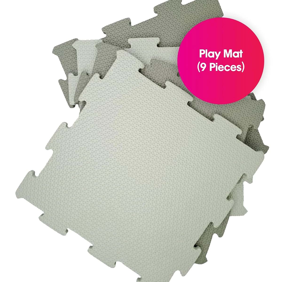 Edushape Edu-Tiles Foam Play Mat - Boho Chic Interlocking Floor Mats