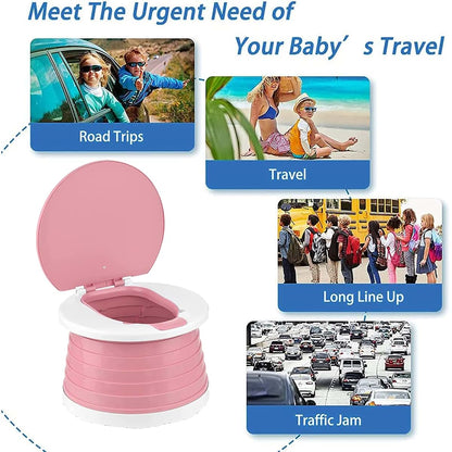 SunnySmile,Travel Potty,Car Potty for Toddler,Portable Toilet for Kids