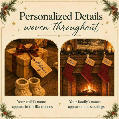 Bella Artisan Design Personalized Baby's First Christmas Keepsake Book, Night Before Christmas (photo 3)