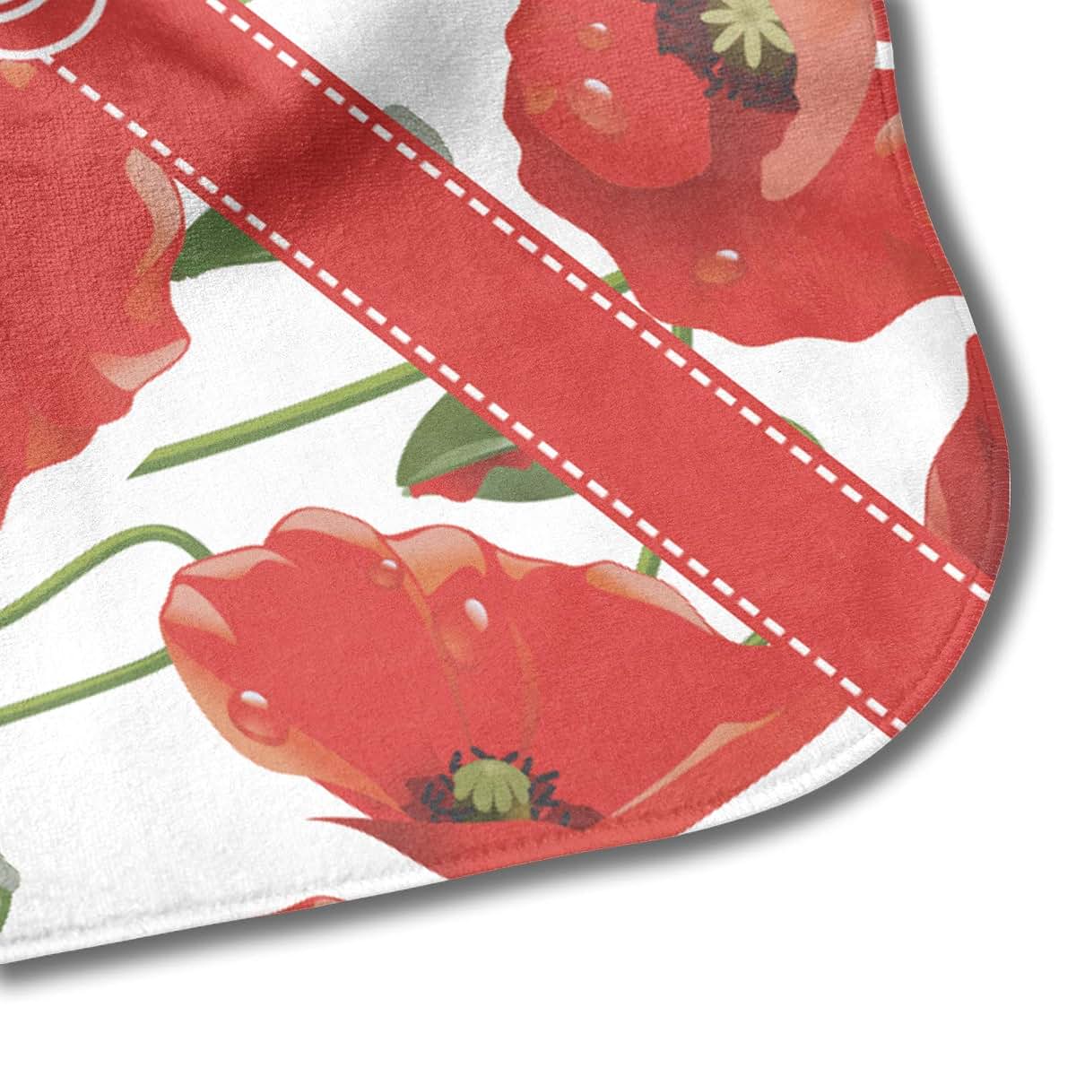 YouCustomizeIt Personalized Poppies Hooded Baby Towel (photo 4)
