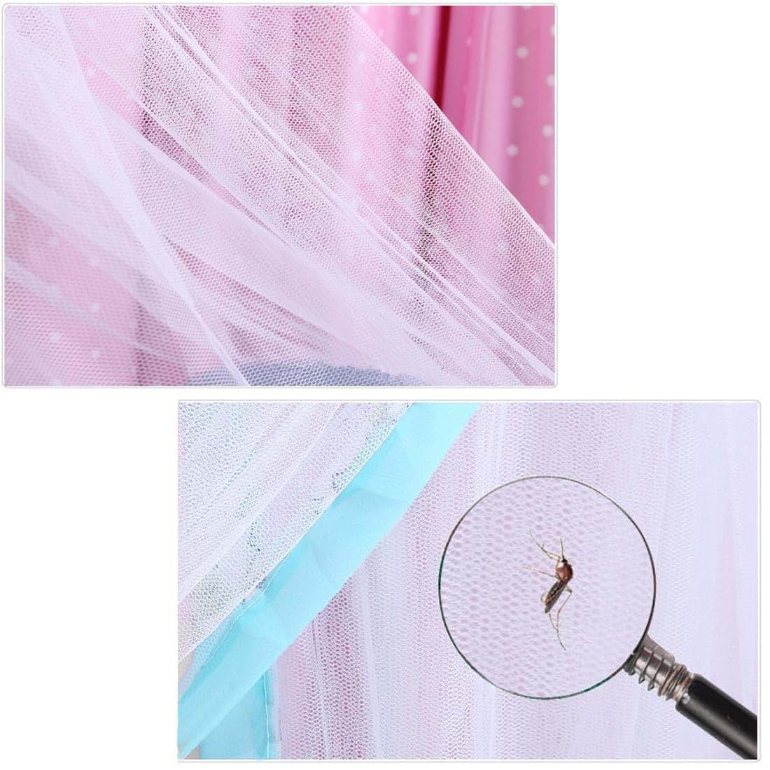 Crib Mosquito Net Dome Canopy Foldable Cot Net Tent Universal Palace Style