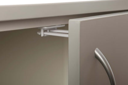 Dreambaby Twin Pin Latches White 2 Pack