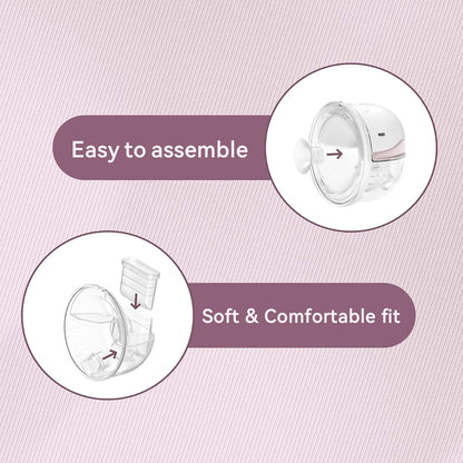 Springhope No.586 Wearable Breast Pump Replacement Duckbill Valves and Silicone Diaphragm Set