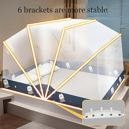 RhLLvJ Folding Mosquito Net Tent Canopy Curtains - 135 * 190cm