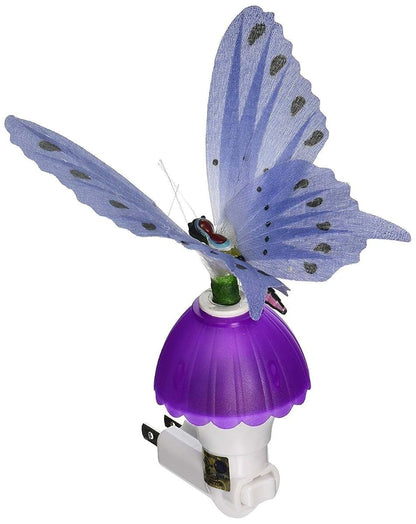 EONLYX Butterfly Night Light, Fiber Optic Butterfly Wall Lamp,Kids Plug LED Color Changing Night Light for Bedroom