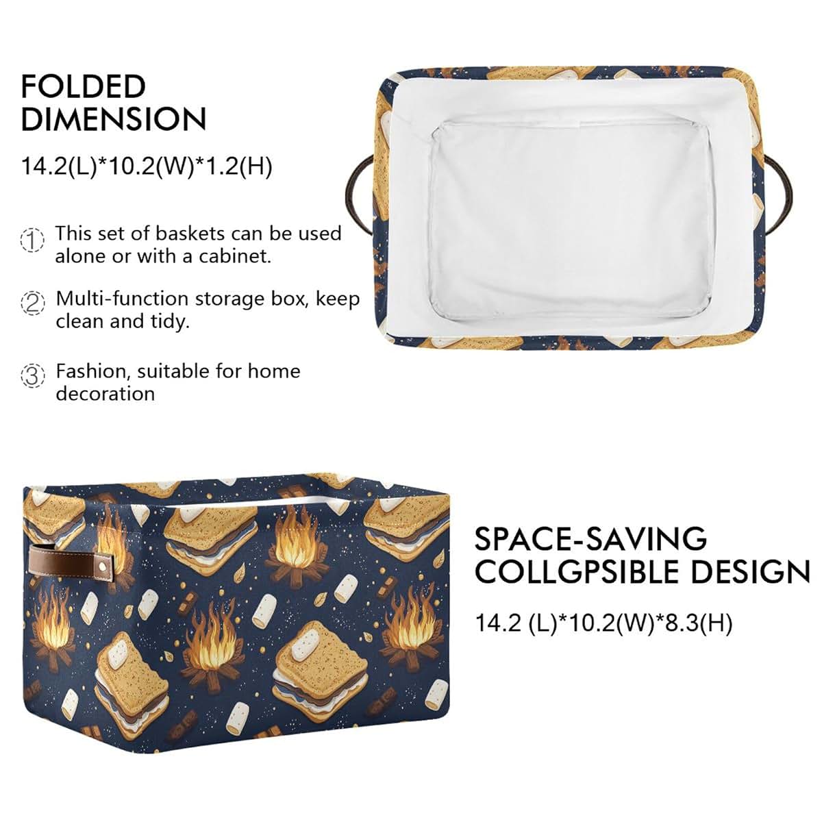 Canvas Storage Bins for Home Organization