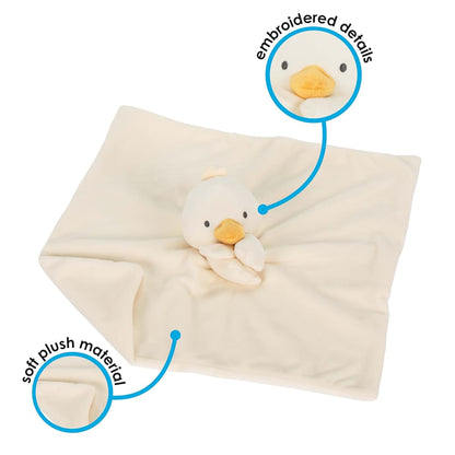 Kids Preferred Carter's Chick Duck Stuffed Animal Security Blanket Soft Yellow Baby Lovey Unisex Lovie Baby Gifts for (photo 3)