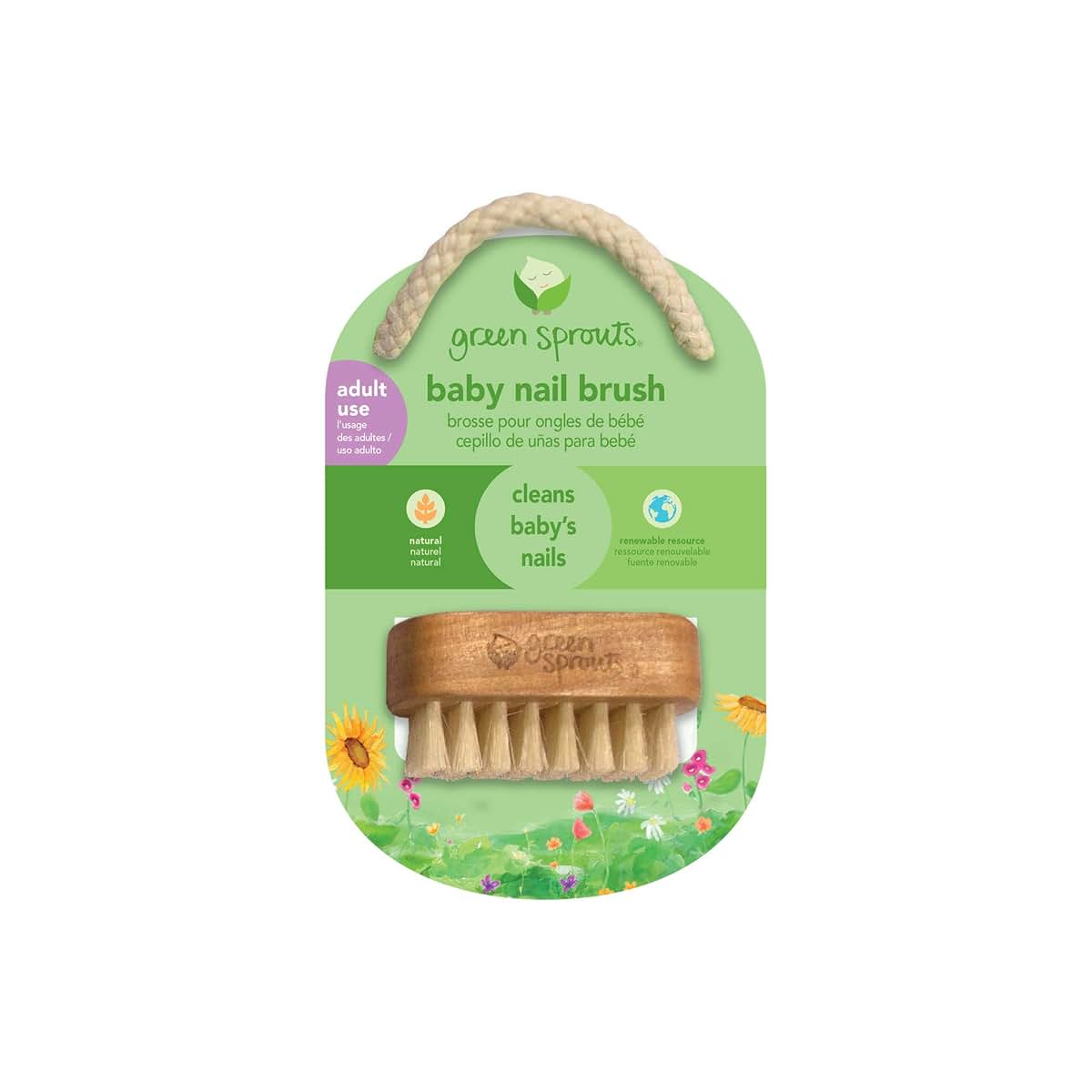 Green Sprouts Baby Nail Brush For Newborn Infant Grooming