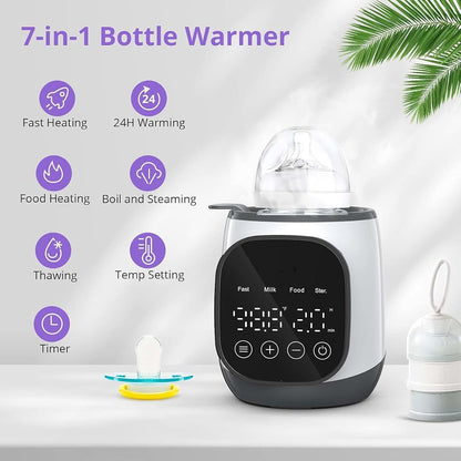 KIMORE Bottle Warmer, Fast Baby Bottle Warmer With LCD Display (photo 2)