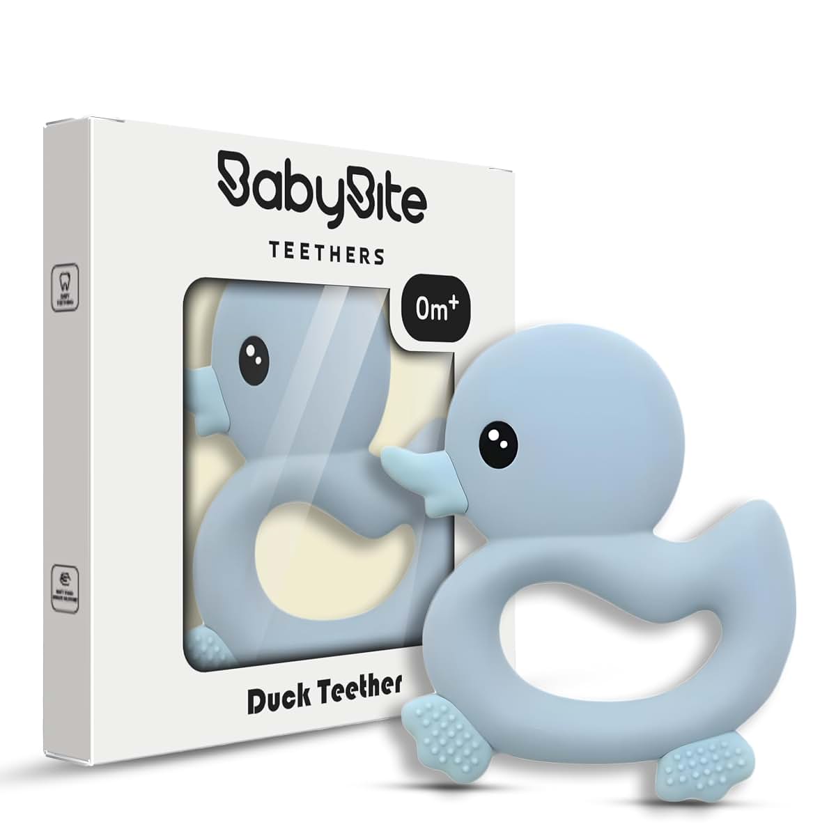 BabyBite Cute Duck Teether Blue
