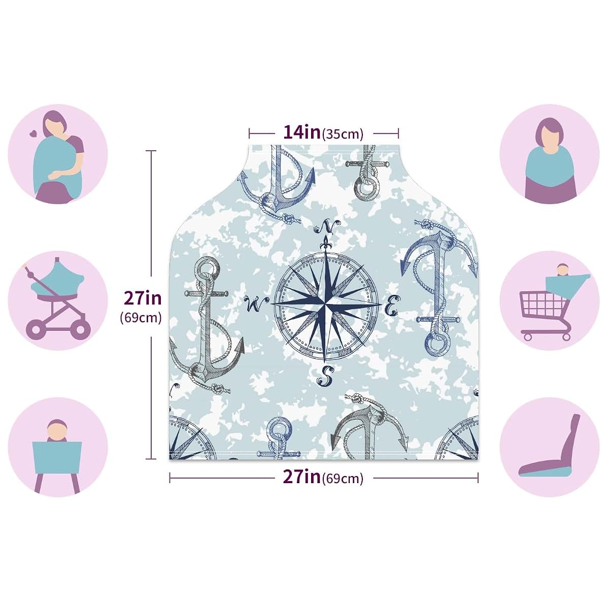 Multi-Use Baby Car Seat & Stroller Cover for Nursing Privacy