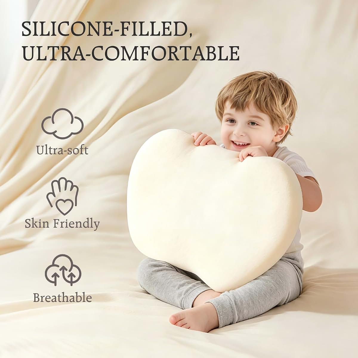 Restiry Toddler Pillow With Rabbit Design (photo 3)