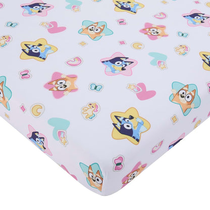 NoJo Bluey Best Day Ever 2-Piece Toddler Sheet Set