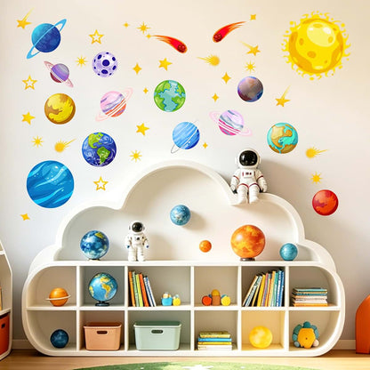 Pomodee Glow In The Dark Solar System Wall Stickers (photo 3)