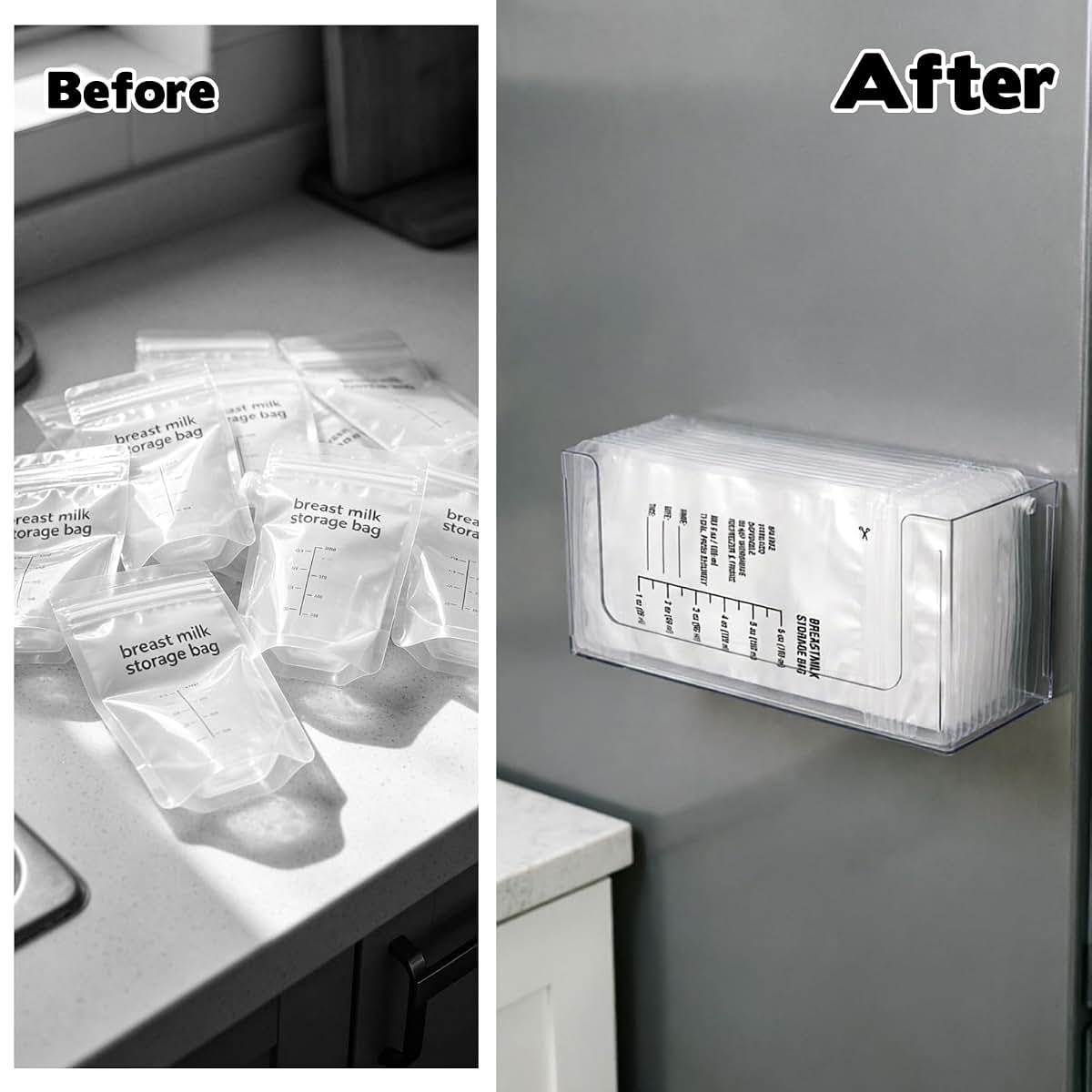 Rainmae Magnetic Breastmilk Storage Bag Organizer