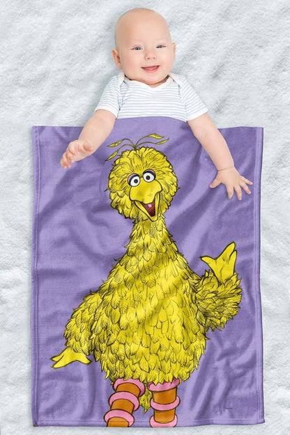 Logovision Sesame Street Big Bird Fleece Blanket