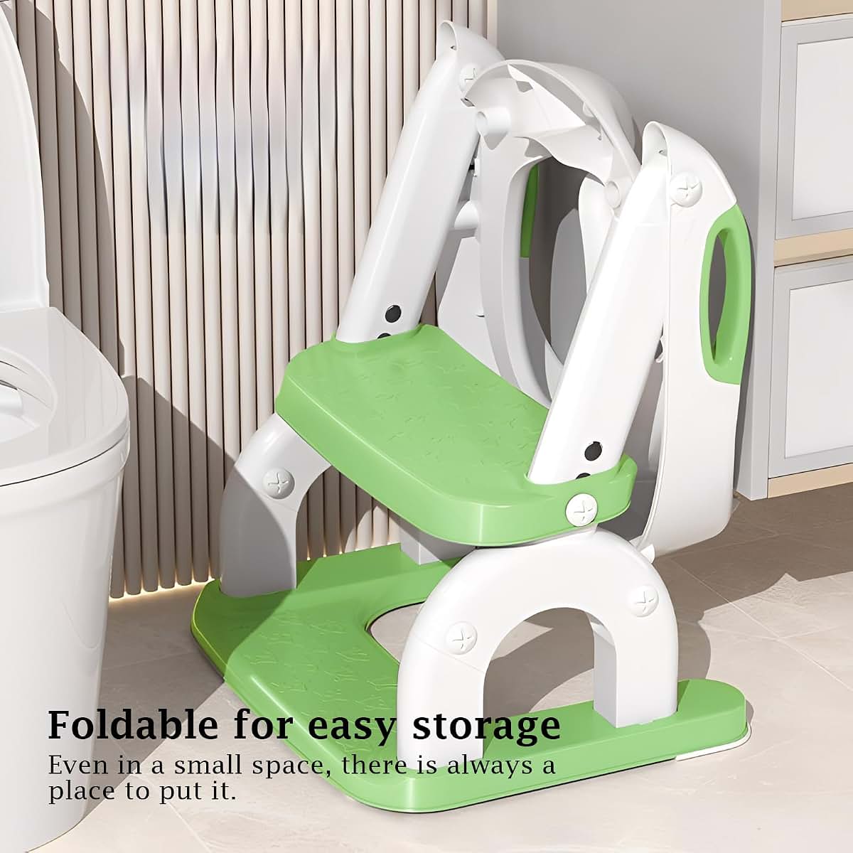 BabyOneStop 2-in-1 Potty Training Seat with Adjustable Ladder and Step Stool