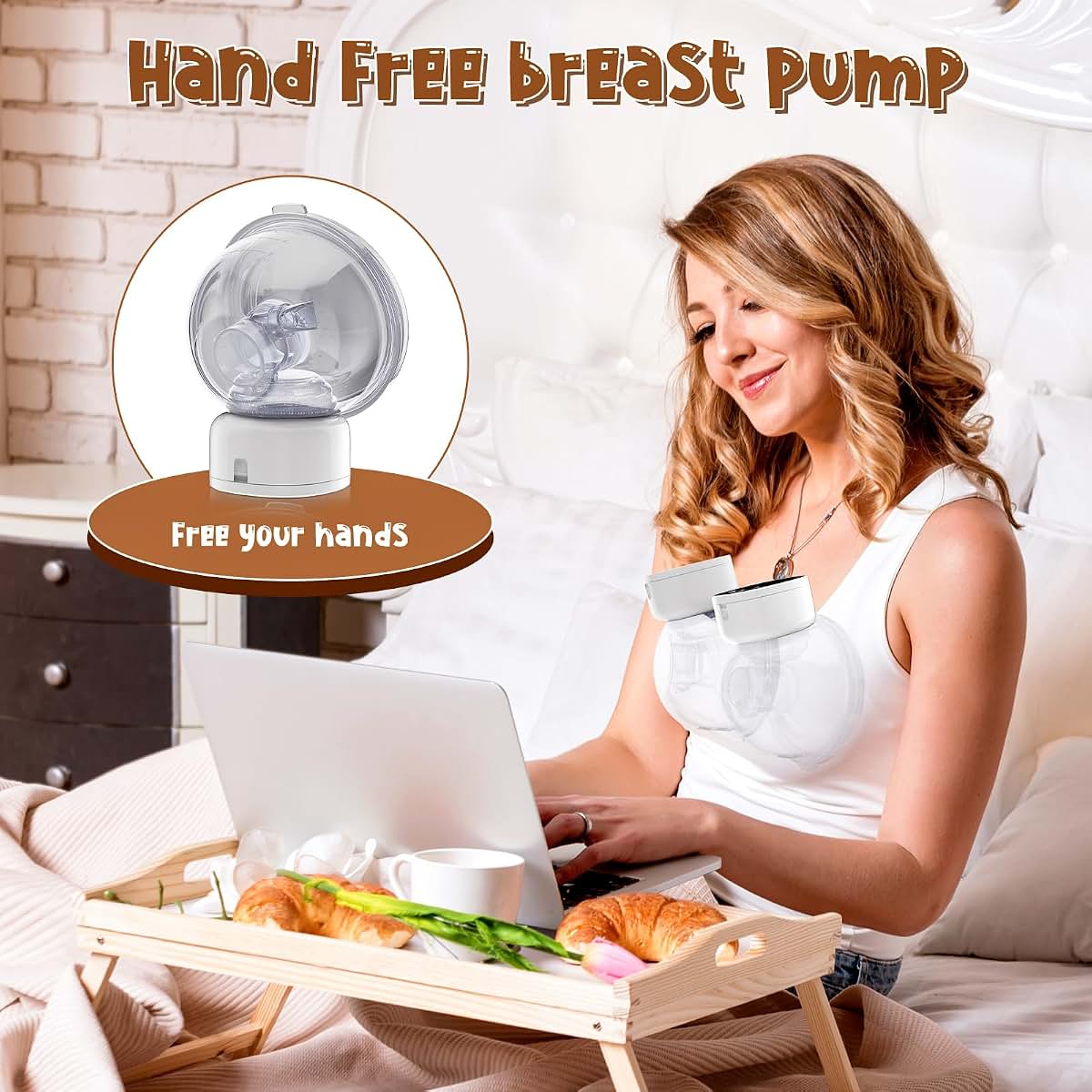 Hands Free Electric Breast Pump | Low Noise & Portable Design
