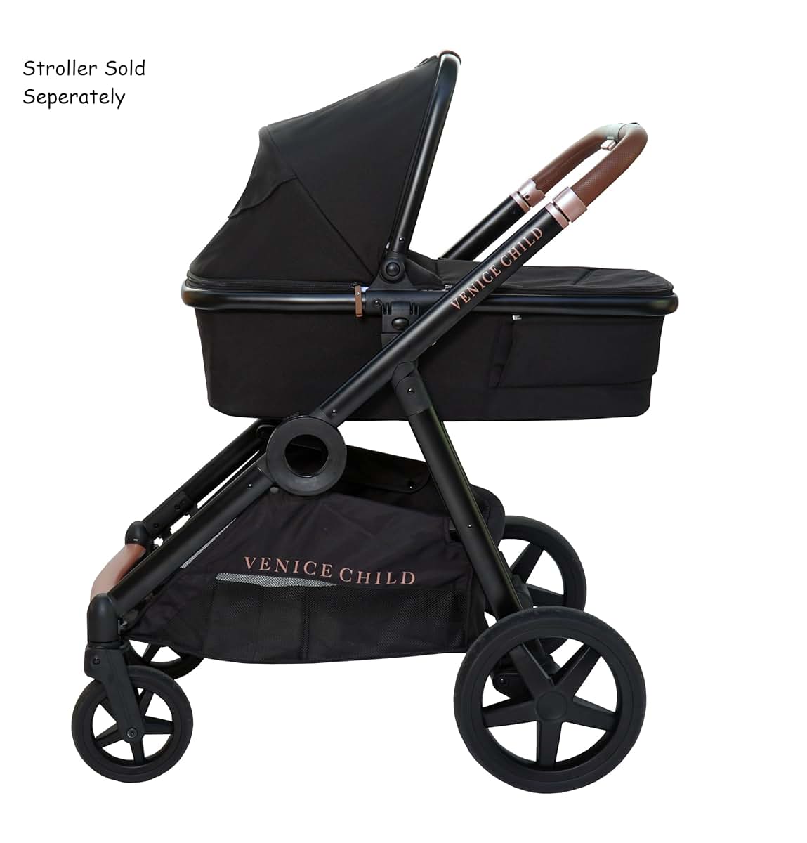 Venice Child Maverick Infant Bassinet for Maverick Stroller, Eclipse