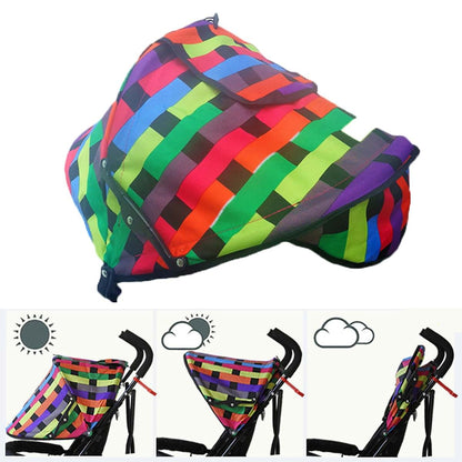 BabyOneStop Ubxvamm Stroller Sun Shade and Rain Canopy Cover