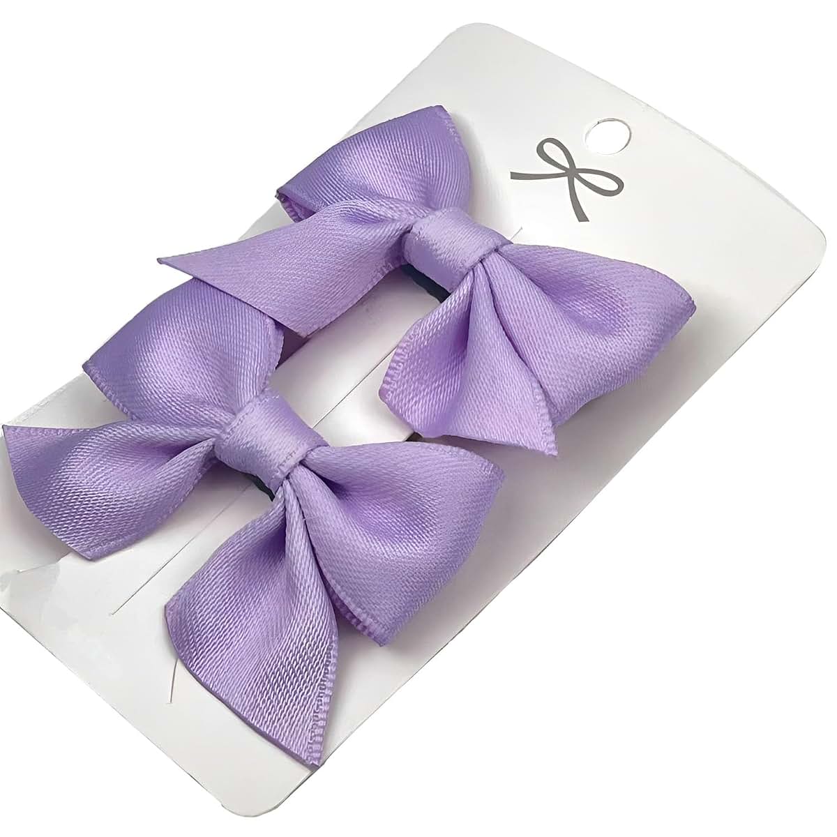 Sevenhead Purple Bow Hair Clips 1 Pair