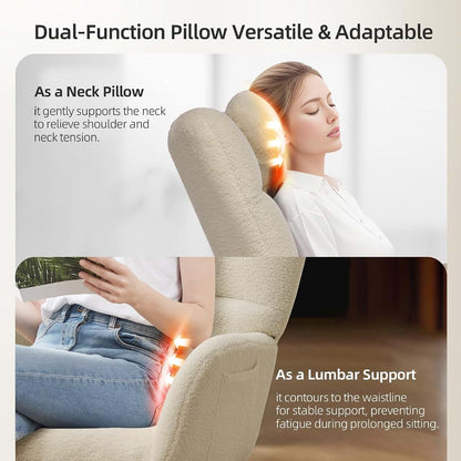 LALFPET High Back Stuffed Upholstered Rocking Chair (photo 2)