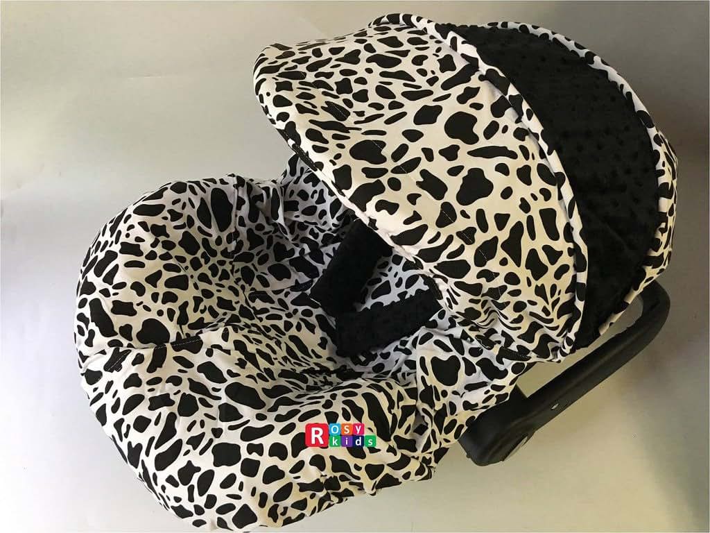 Rosy Kids Infant Carseat Canopy Cover 3-Piece Whole Caboodle Set