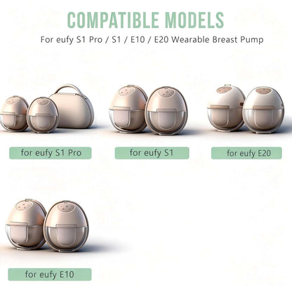 LOZAEVE 12PCS Breast Pump Replacement Parts for eufy S1 Pro/S1/E10/E20 Wearable Pump