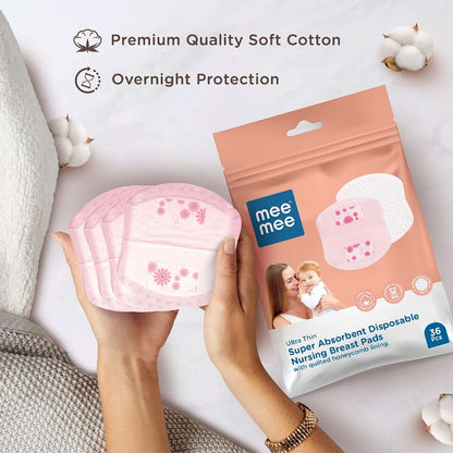 Mee Mee Disposable Nursing & Maternity Breast Pads (36 Count)