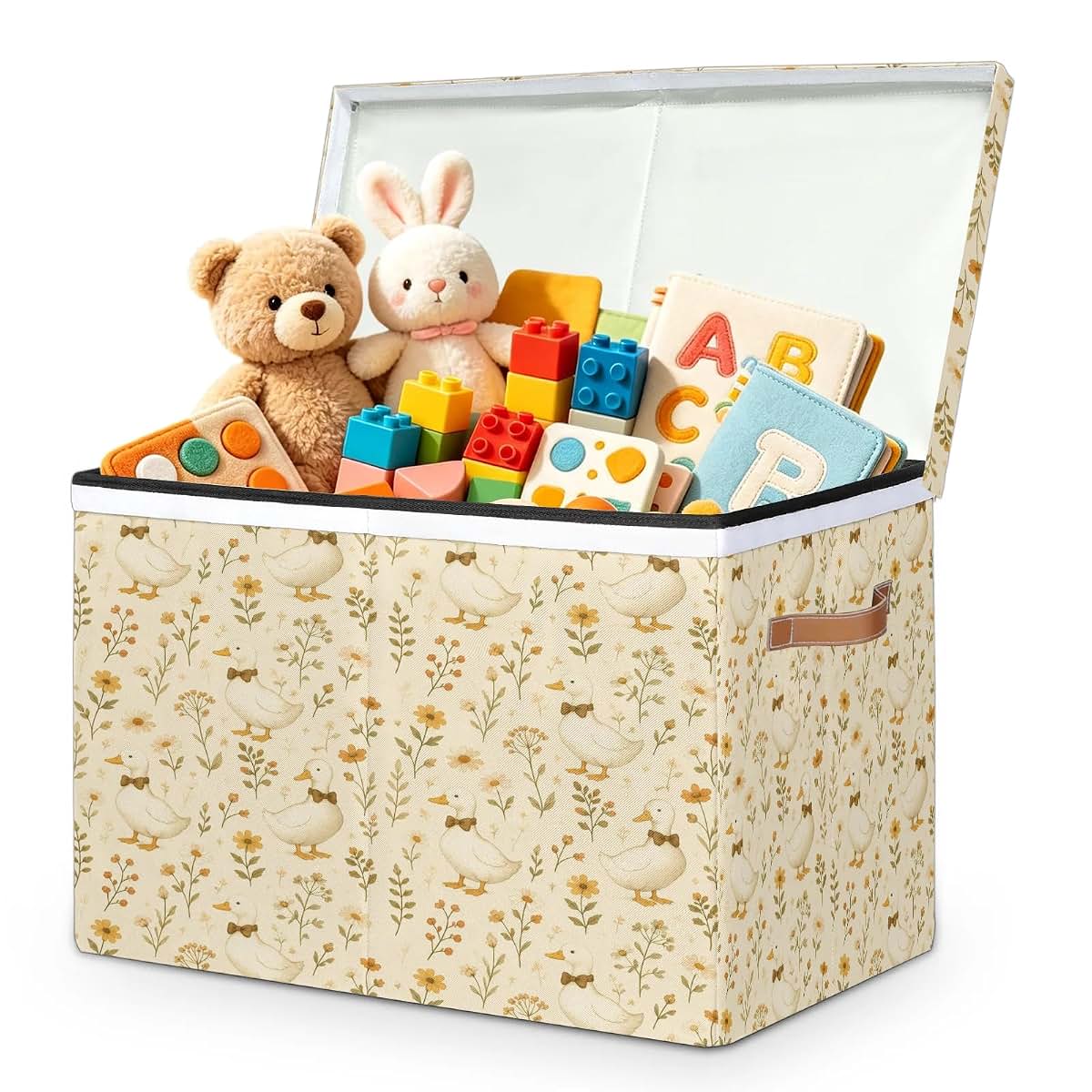 Dondixel Goose Wildflower Large Toys Box with Lid