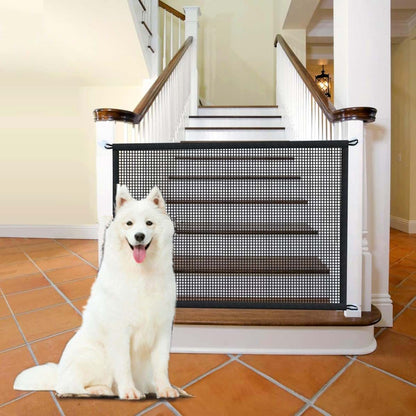 FlyEye Portable Mesh Folding Retractable Gate for Stairs and Doorways