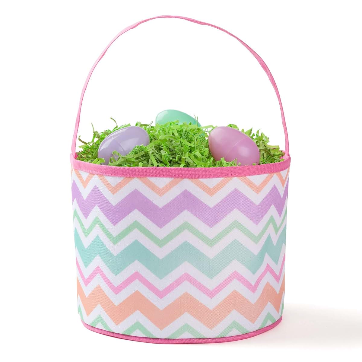 Personalized Planet Chevron Bucket Bag With Custom Name (photo 4)