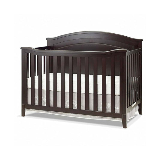 Sorelle Berkley Round Top 4-in-1 Convertible Crib in Espresso