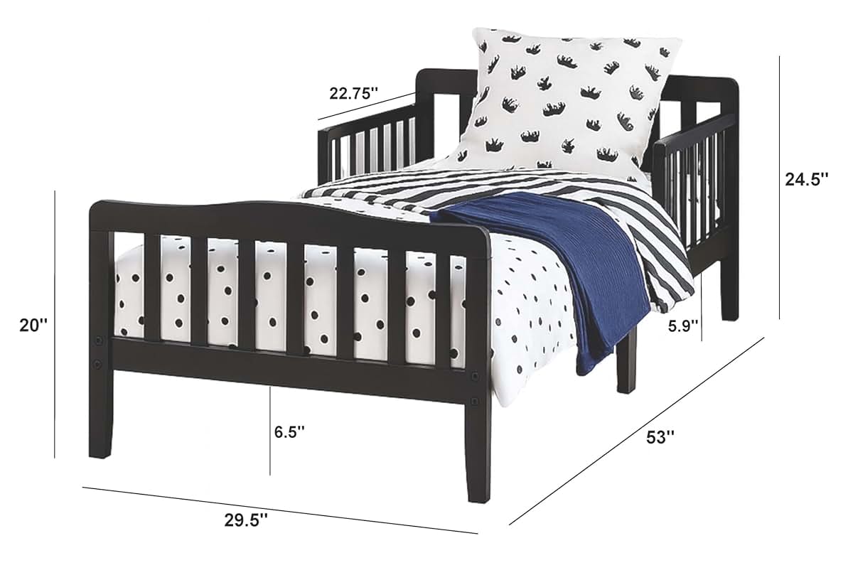 Suite Bebe Blaire Toddler Bed, Black (photo 3)